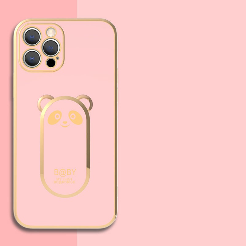 iPhone case- Panda Magnetic Ring Holder Phone Case Cover iPhone case- Panda Magnetic Ring Holder Phone Case Cover